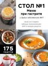 ИП Москаленко - Стол №1. Меню при гастрите и других заболеваниях ЖКТ. С рекомендациями специалиста