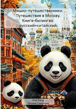 Смирнова Татьяна, Kang Anqi - Мишки-путешественники. Путешествие в Москву. Книга-билингва: русский+китайский