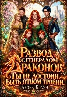 Браун Леона - Развод с генералом драконов. Ты не достоин быть отцом тройни