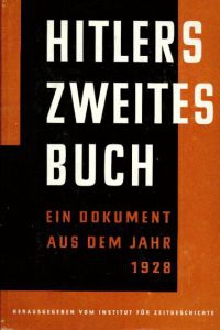 Гитлер Адольф - Вторая книга