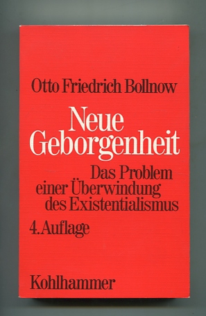 Больнов Отто Фридрих - Новая укрытость