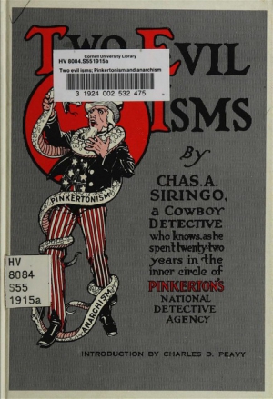 Сиринго Чарльз - Два злобных изма: пинкертонизм и анархизм