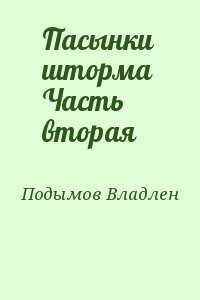 Пасынки шторма  Часть вторая