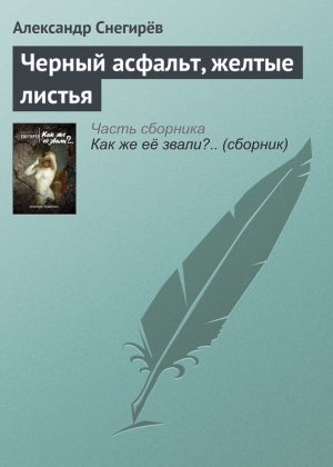 Снегирёв Александр - Черный асфальт, желтые листья