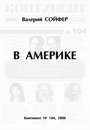 Сойфер Валерий - В Америке