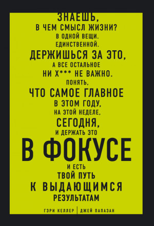 Папазан Джей, Келлер Гэри - В ФОКУСЕ. Твой путь к выдающимся результатам