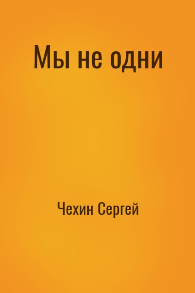 Чехин Сергей - Мы не одни