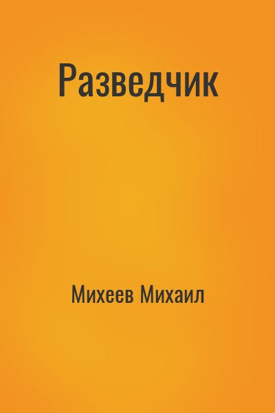 Михеев Михаил - Разведчик