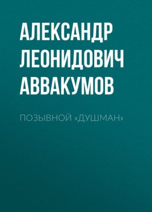 Аввакумов Александр - Позывной «Душман»