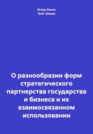 Шахов Олег, Рисин Игорь - О разнообразии форм стратегического партнерства государства и бизнеса и их взаимосвязанном использовании