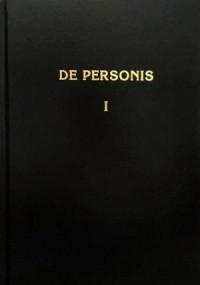 De Personae / О Личностях. Том I