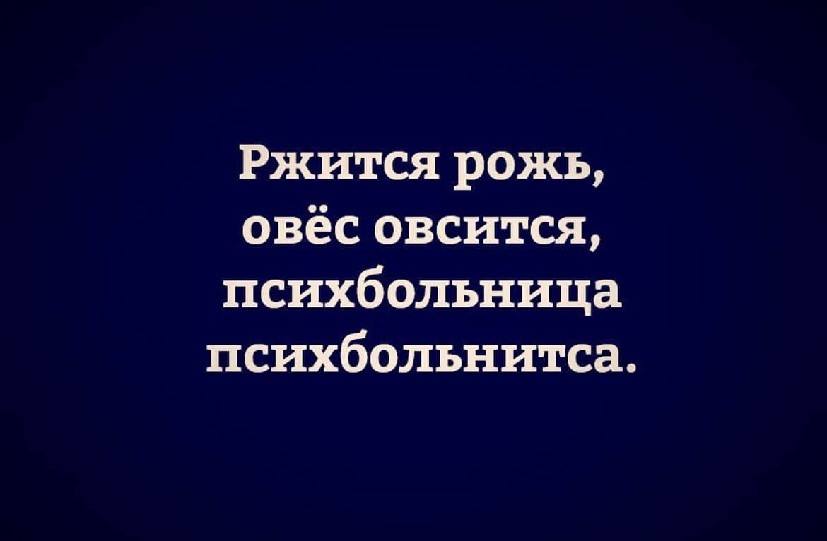 Ржится рожь, овёс овсится, у чеснока тоже все в порядке.